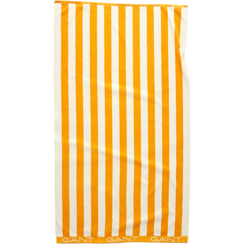 Block Stripe Rantapyyhe 100x180 cm, Medal Yellow