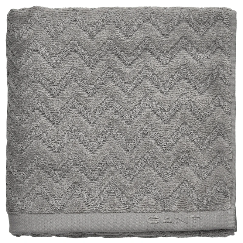 Jacquard Herringbone Kylpyhuonematto 60x90 cm, Concrete Grey