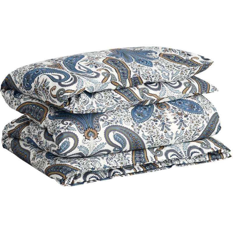 Key West Paisley Pussilakana 200x220 cm, Sateen Blue