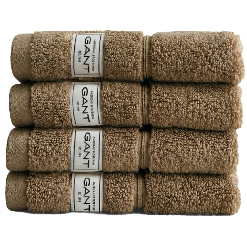 Premium Pyyhkeet 30x30 cm 4 kpl:n pakkaus, Cold Beige