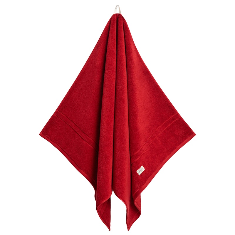 Premium Pyyhe 140x70 cm, Tummanpunainen