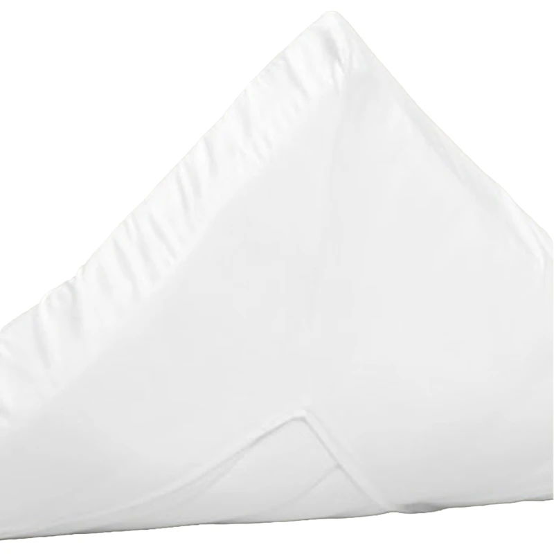 Sateen Muotoonommeltu Lakana 90x200 cm, Valkoinen