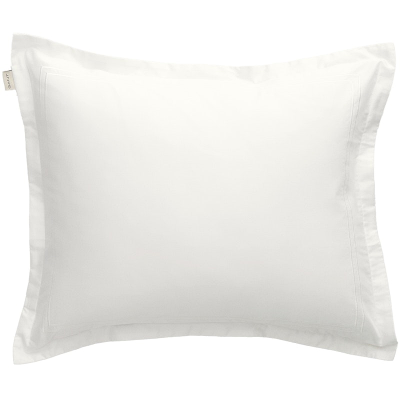 Sateen Stitch Tyynynpäällinen 50x60 cm, Valkoinen
