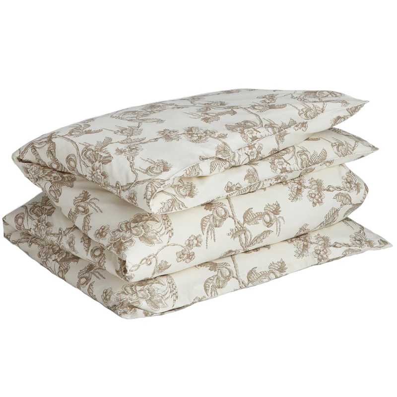 Tree Print Pussilakana 150x210 cm, Toupe Beige