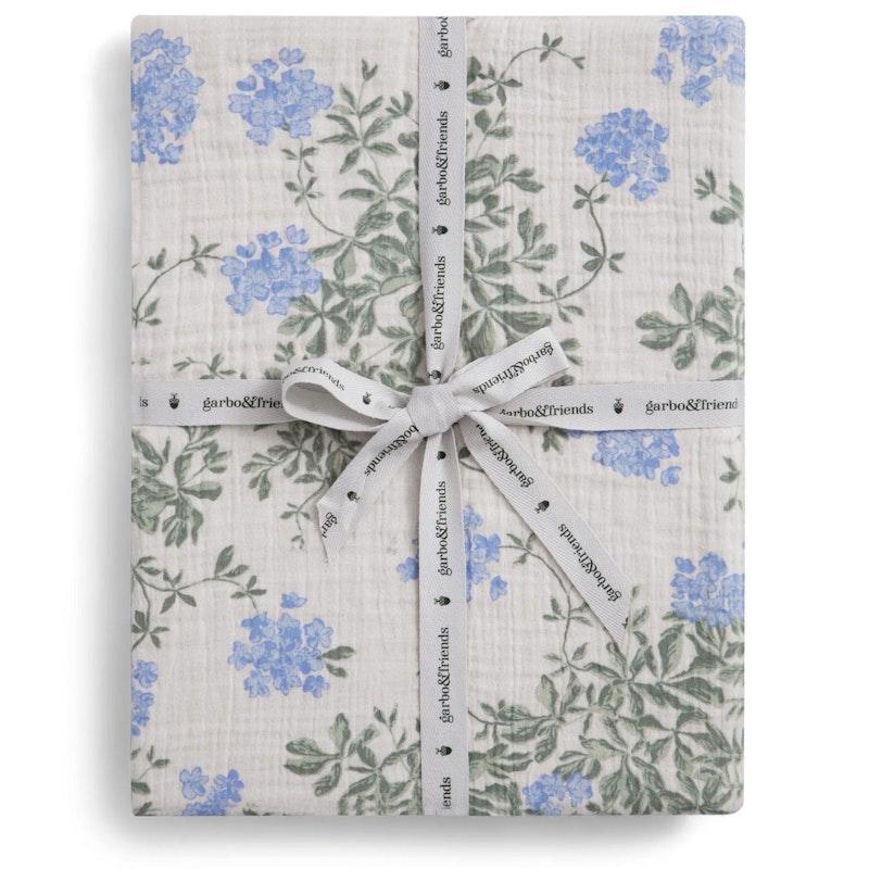 Plumbago Muotoonommeltu Lakana Sininen, 140x200 cm