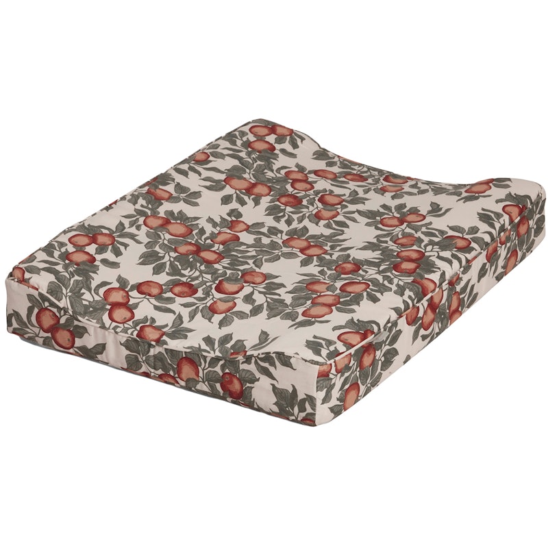 Pomme Satin Changing Cushion 50x65x9cm cm Vaihtomatto Punainen