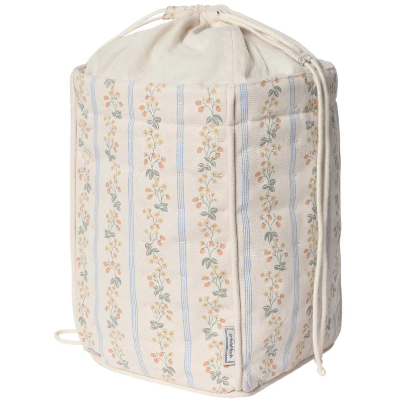 Strawberry Garland Storage Basket, Medium