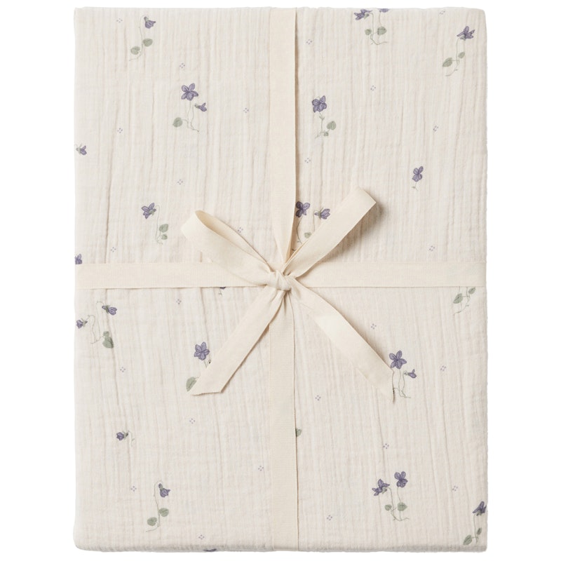 Viola Muotoonommeltu Lakana Musliini, 60x120 cm