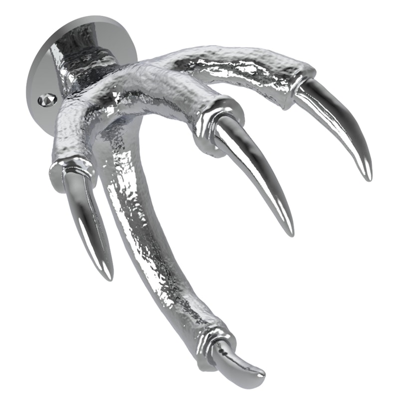 Garden Glory Claw Seinäpidike, Silver