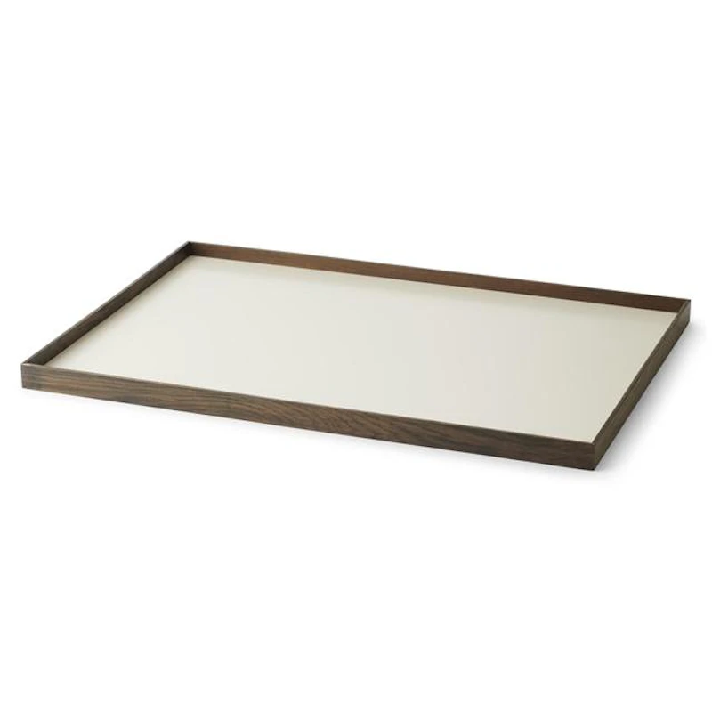 Frame Tarjotin Suuri Savustettu Tammi/Beige