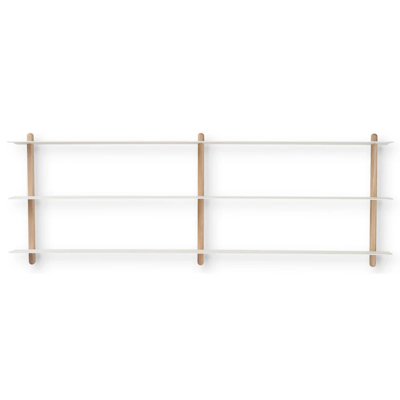 Nivo Seinähylly D, Vaalea Tammi / Valkoinen