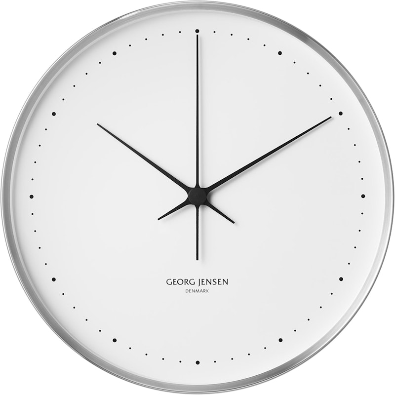 Koppel Wall Clock 40 cm, Stainless Steel