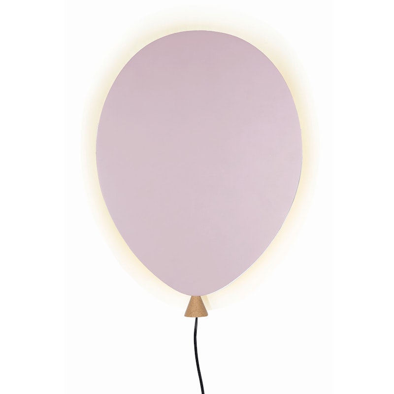 Balloon Seinävalaisin LED, Vaaleanpunainen