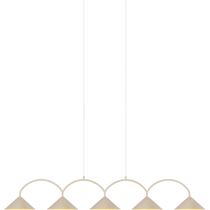 Curve 5 Riippuvalaisin, Beige