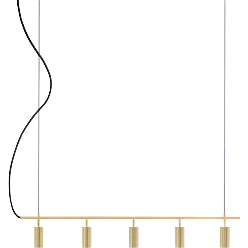 Hubble 5 Riippuvalaisin Pitkä, Brushed Brass