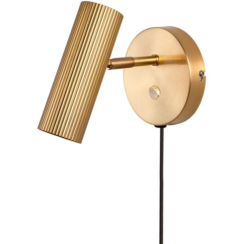 Hubble Seinävalaisin, Brushed brass