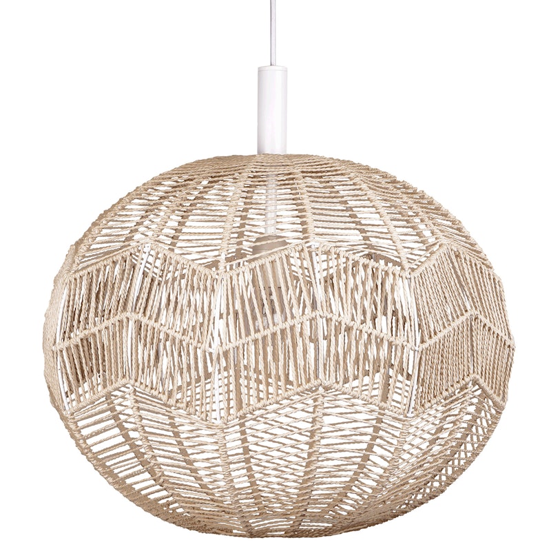 Missy Pendant, Nature/White