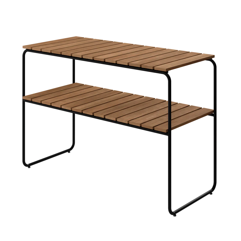 L105 Konsolipöytä, Teak / Musta