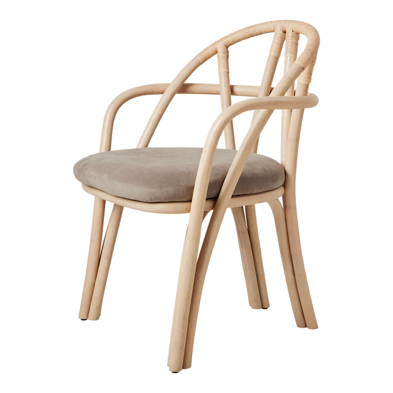 Bistra Käsinojallinen Ruokailutuoli, Luonnollinen / Fustagno 002