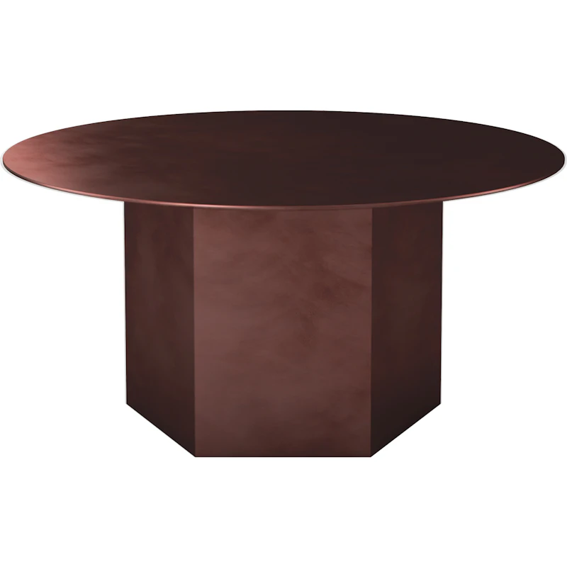 Epic Sohvapöytä Ø80 Teräs, Earthy Red