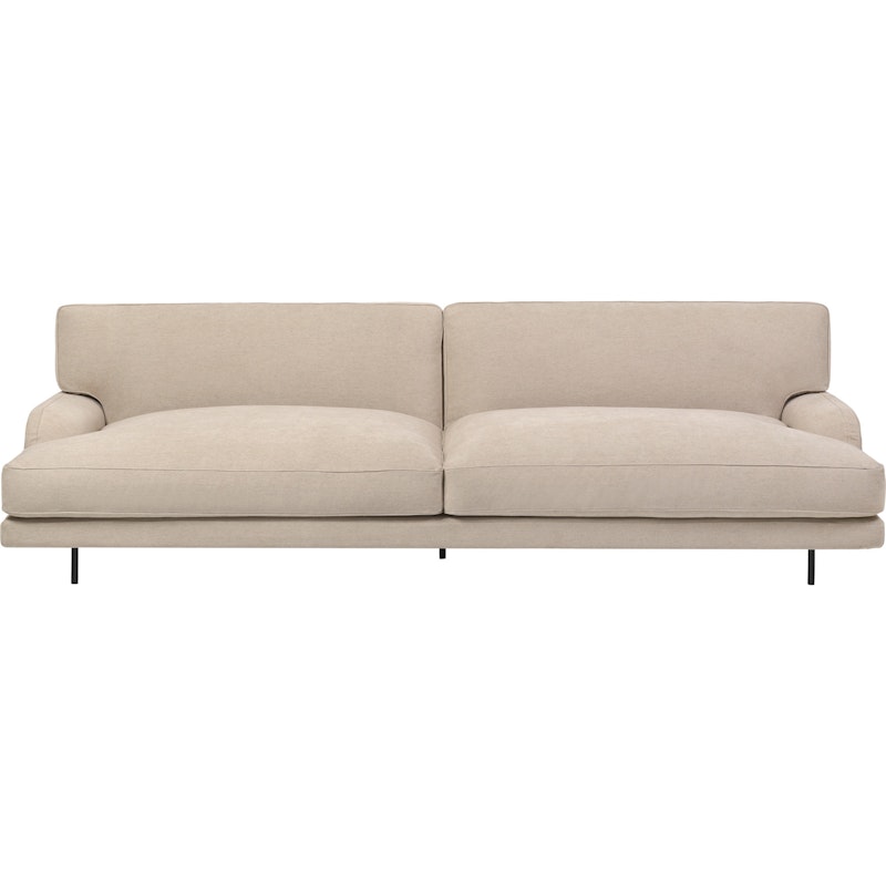 Flaneur Sohva LC 2,5-istuttava, Jalka Musta / Hot Madison 073 Beige