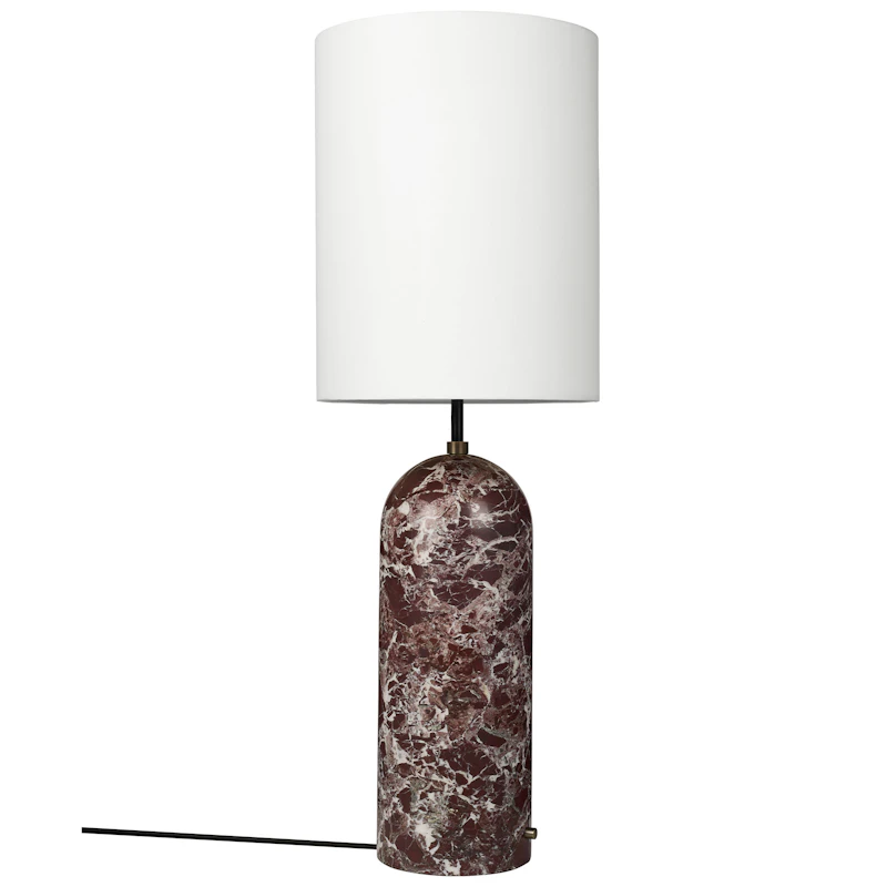 Gravity Floor Lamp, Maroon / White