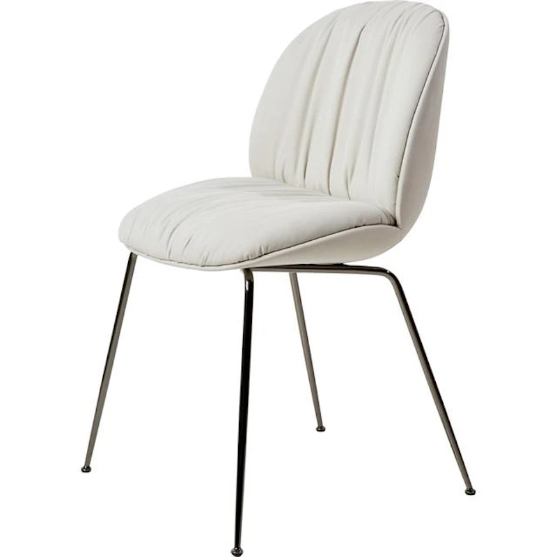 Beetle Soft Ruokailutuoli, Musta Kromi / Limonta 01