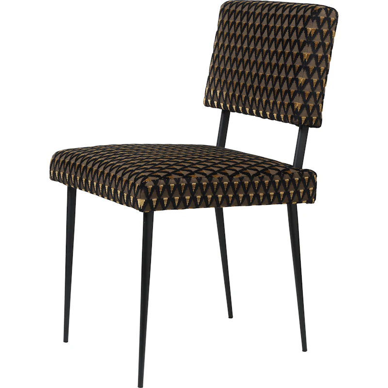 M-Chair Ruokapöydän Tuoli, Musta / Amuleto Dedar 010