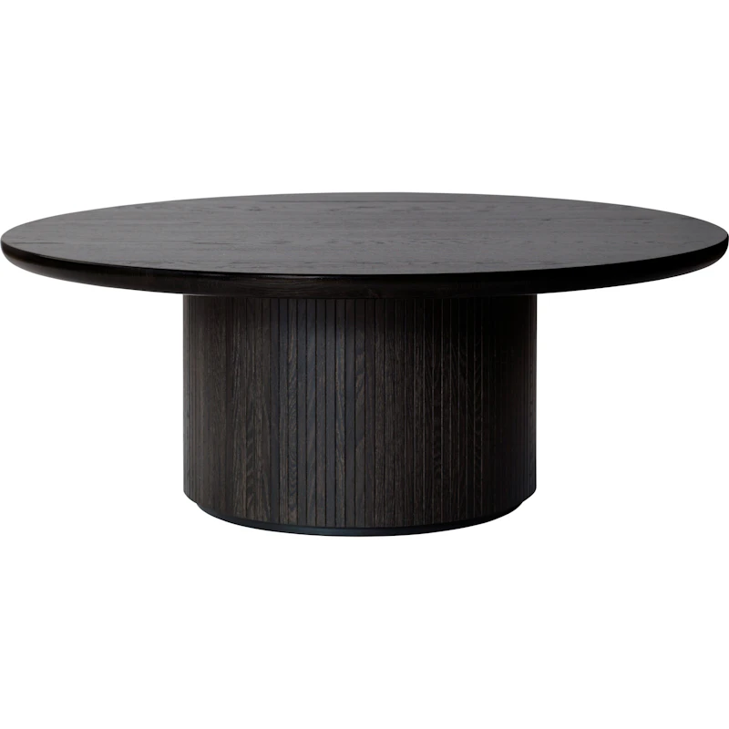 Moon Sohvapöytä Pyöreä Ø150 H45, Brown Black Tammiviilu