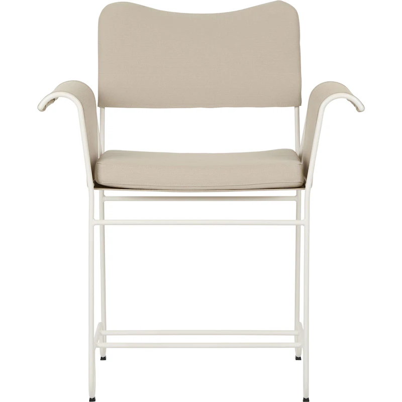 Tropique Ruokapöydän Tuoli, Classic White Semi Matt / Leslie Stripe 12