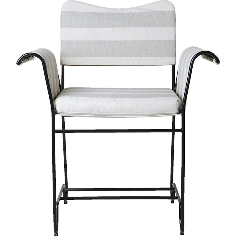 Tropique Ruokapöydän Tuoli, Classic Black / Leslie Stripe 20