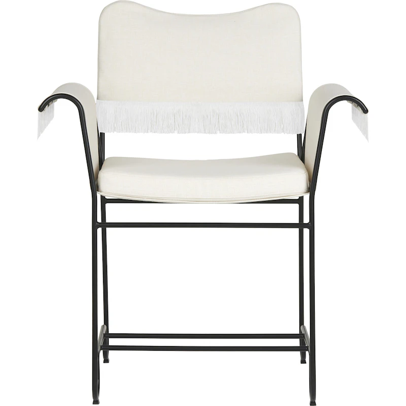 Tropique Ruokapöydän Tuoli Hapsuilla, Classic Black / Leslie 06