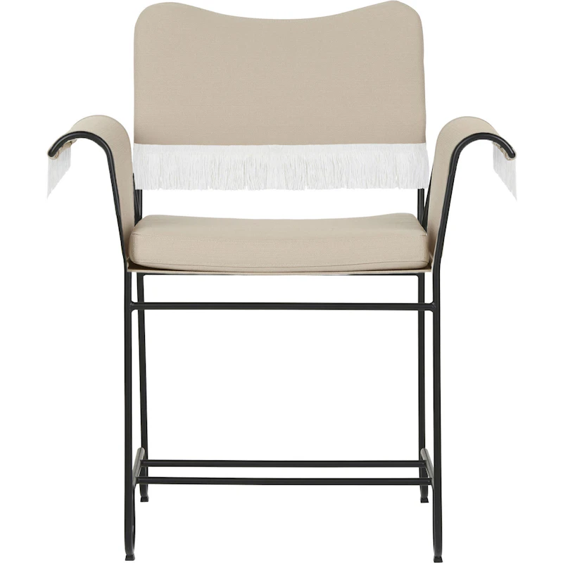 Tropique Ruokapöydän Tuoli Hapsuilla, Classic Black / Leslie 12