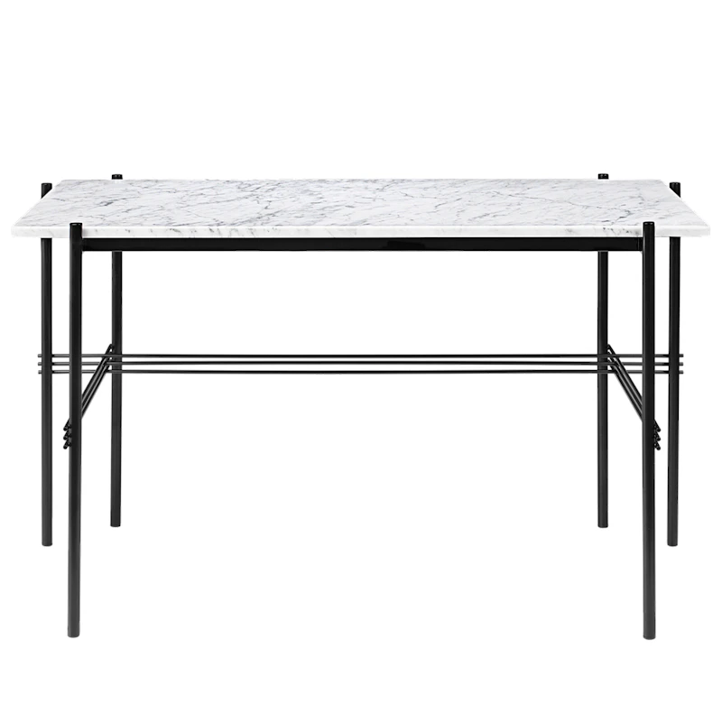TS Pöytä, Musta / White Marble