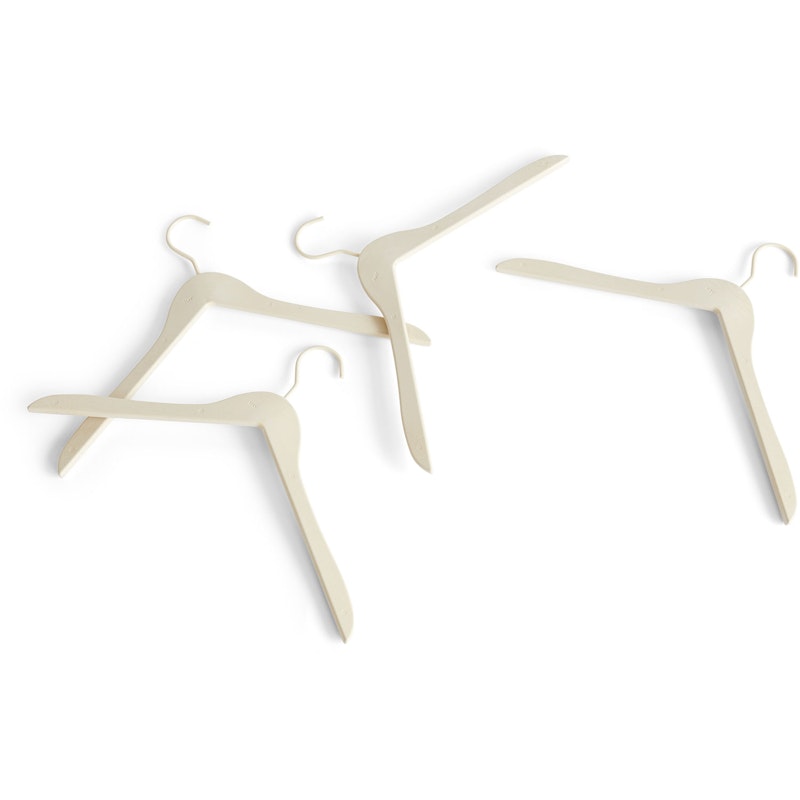 Coat Hanger Set of 4 - Cream