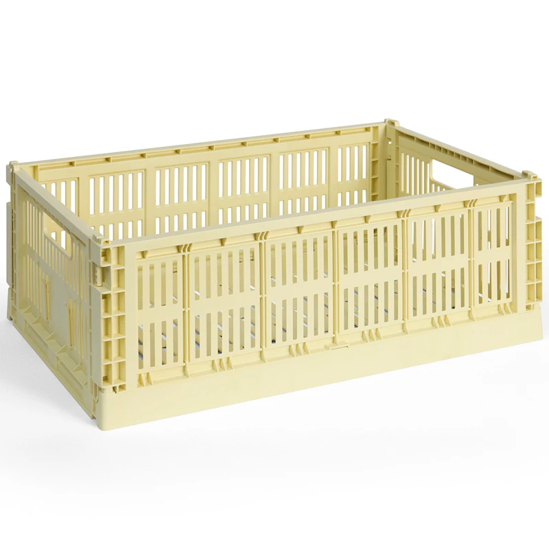 Colour Crate Large Säilytys, Light Yellow