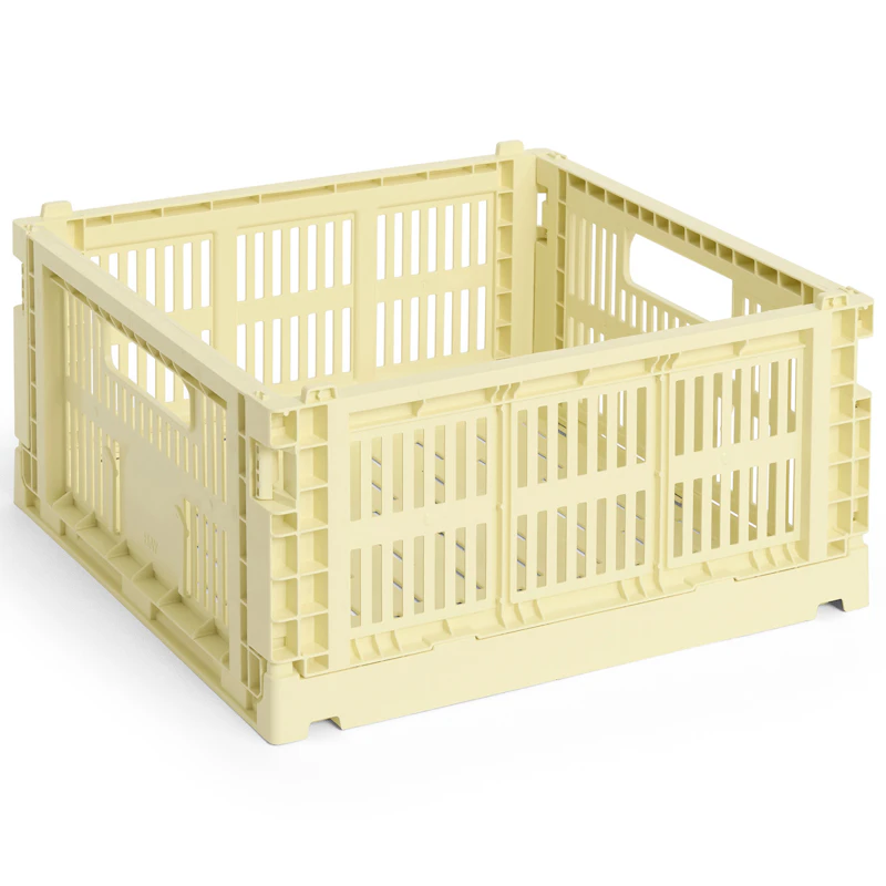 Colour Crate Medium Square Säilytys, Light Yellow