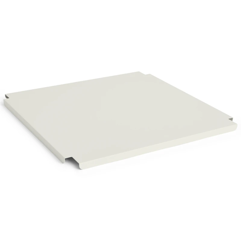 Colour Crate Metal Large Square Kansi, Off-White