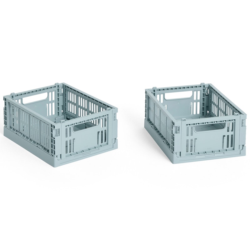 Colour Crate Mini Säilytys 2 kpl:n pakkaus, Dusty Blue