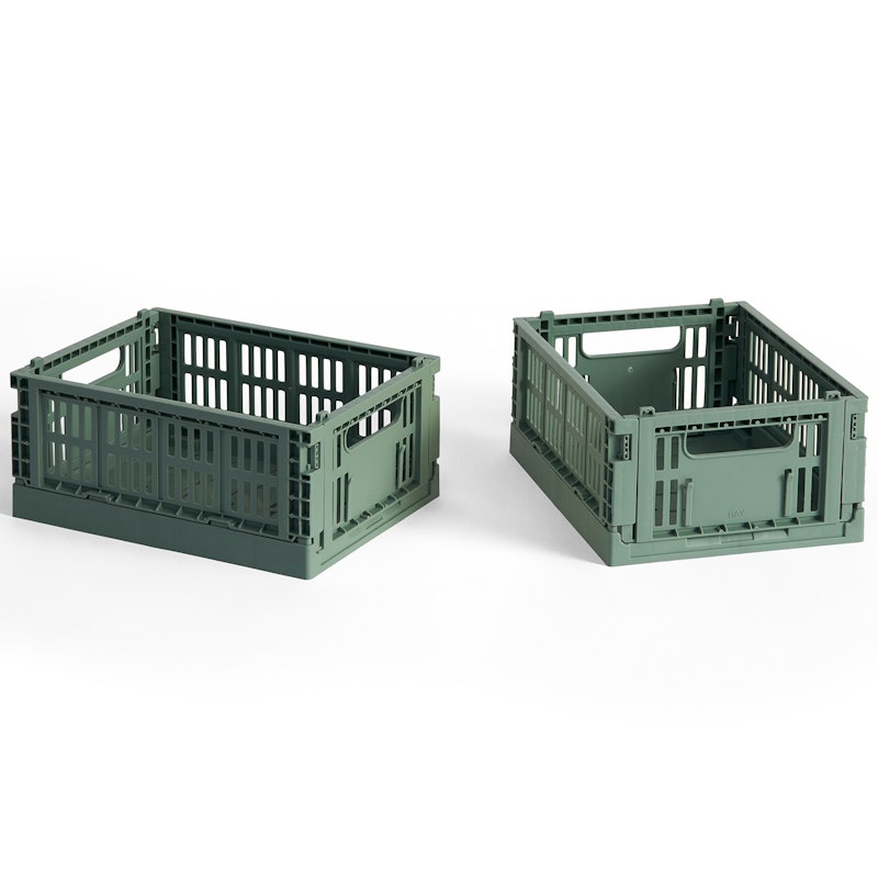 Colour Crate Mini Säilytys 2 kpl:n pakkaus, Sage Green