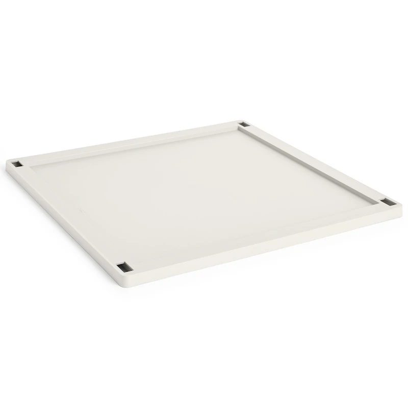 Colour Crate Plastic Medium Square / Cube Kansi, Off-white