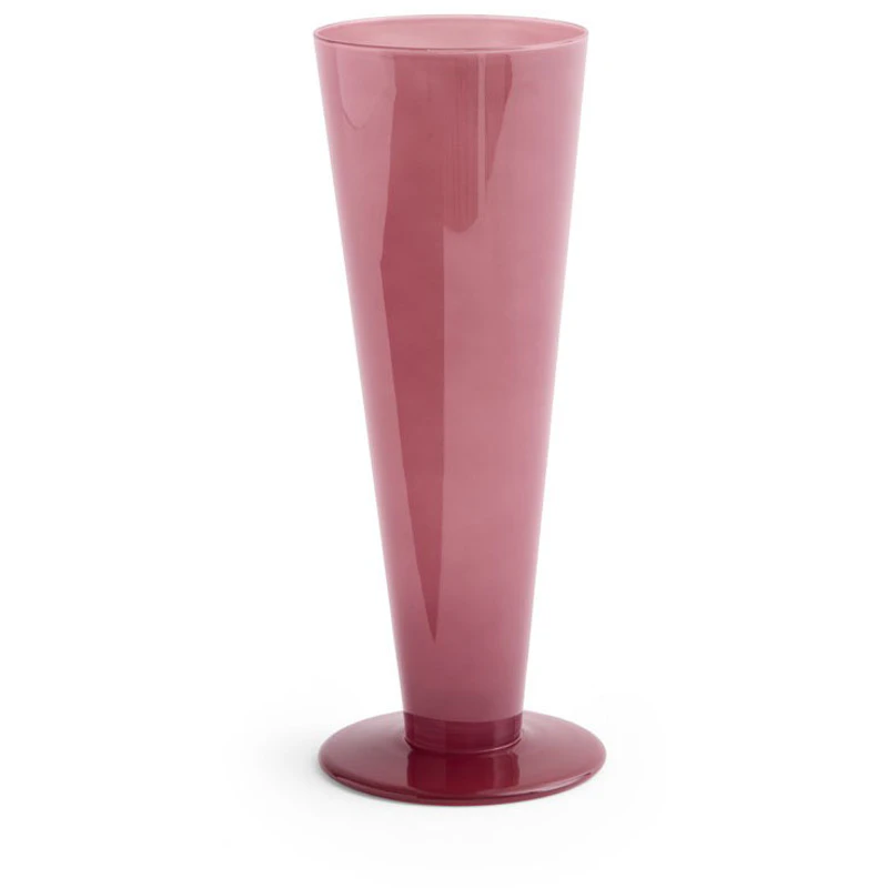 Conical Vase Medium, Rose / Dark Red
