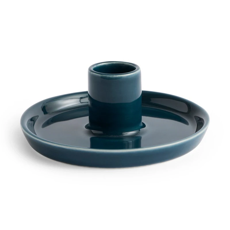 Disc Kynttilänjalka S, Dark Teal