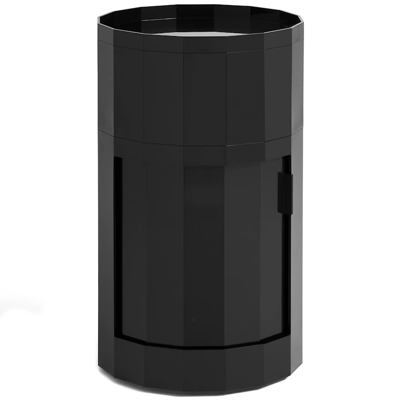 Facet Kaappi Korkea Jaloilla / Huonekalupyörät, Antrasiitti