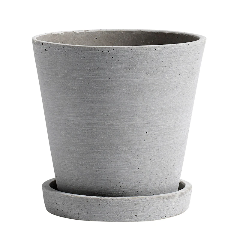 Flowerpot Ruukku Pikkulautasella Harmaa, Ø14 cm M