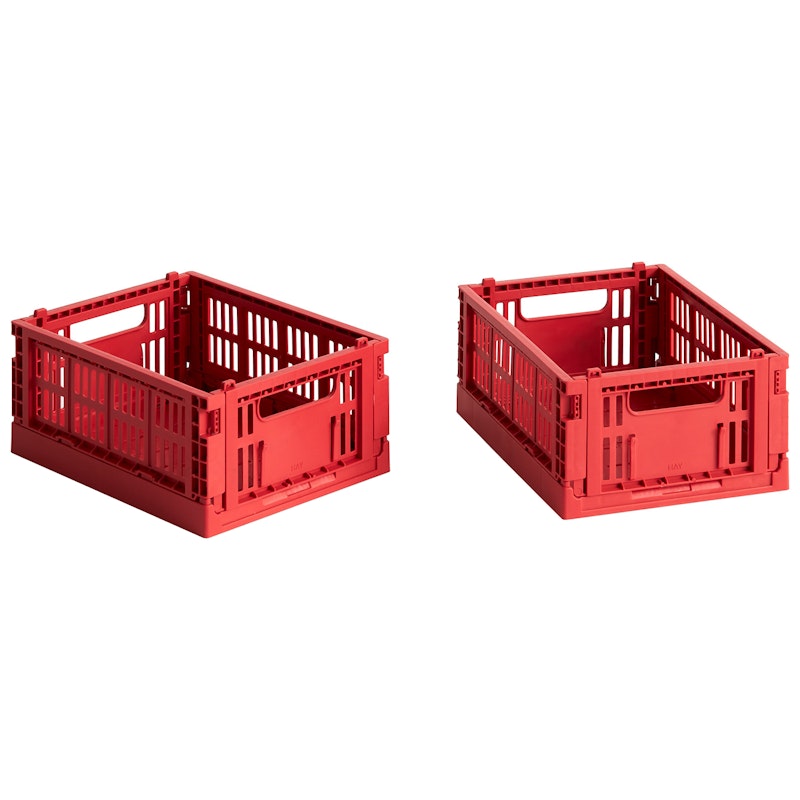 Colour Crate Laatikot Mini 2 kpl:n pakkaus, Punaiset