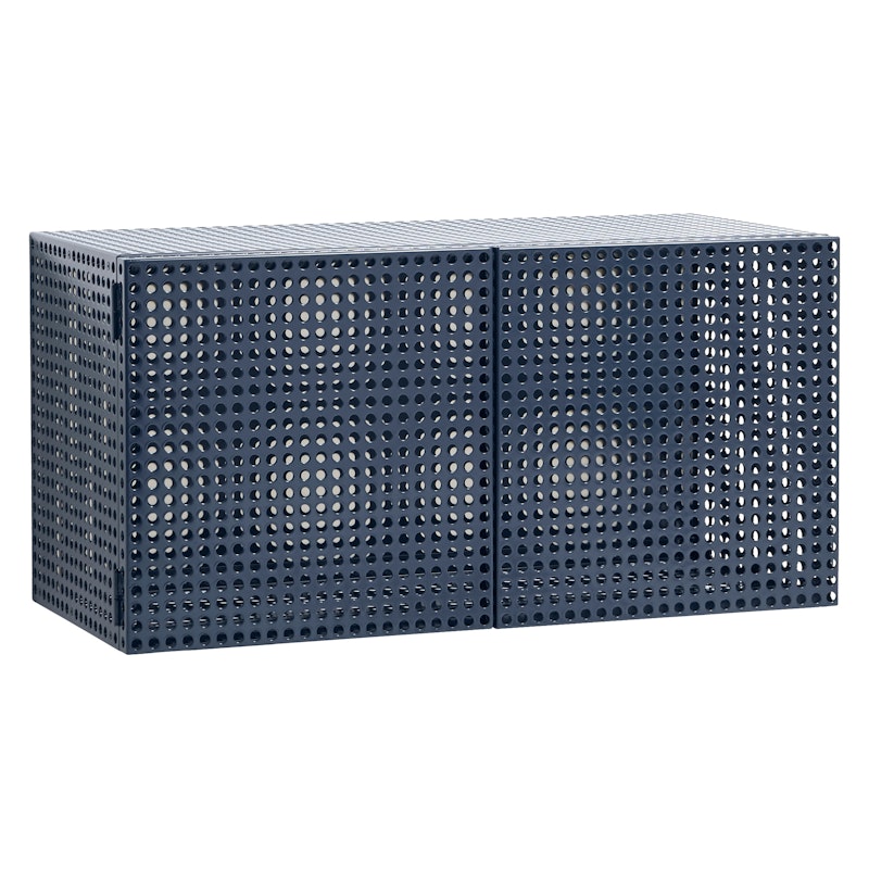 Perforated Seinäkaappi, Steel Blue
