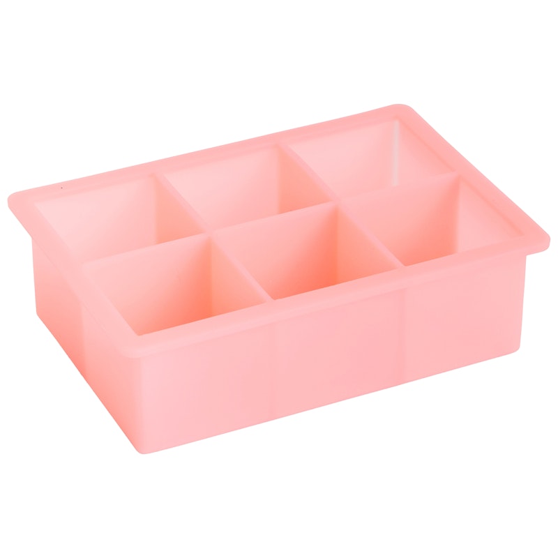 Jääpalatarjotin Kuutiomainen XXL, Pinkki
