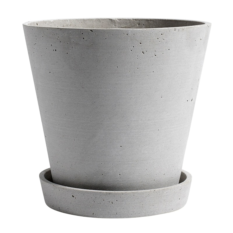 Flowerpot Ruukku Pikkulautasella Harmaa, Ø21.5 cm XL