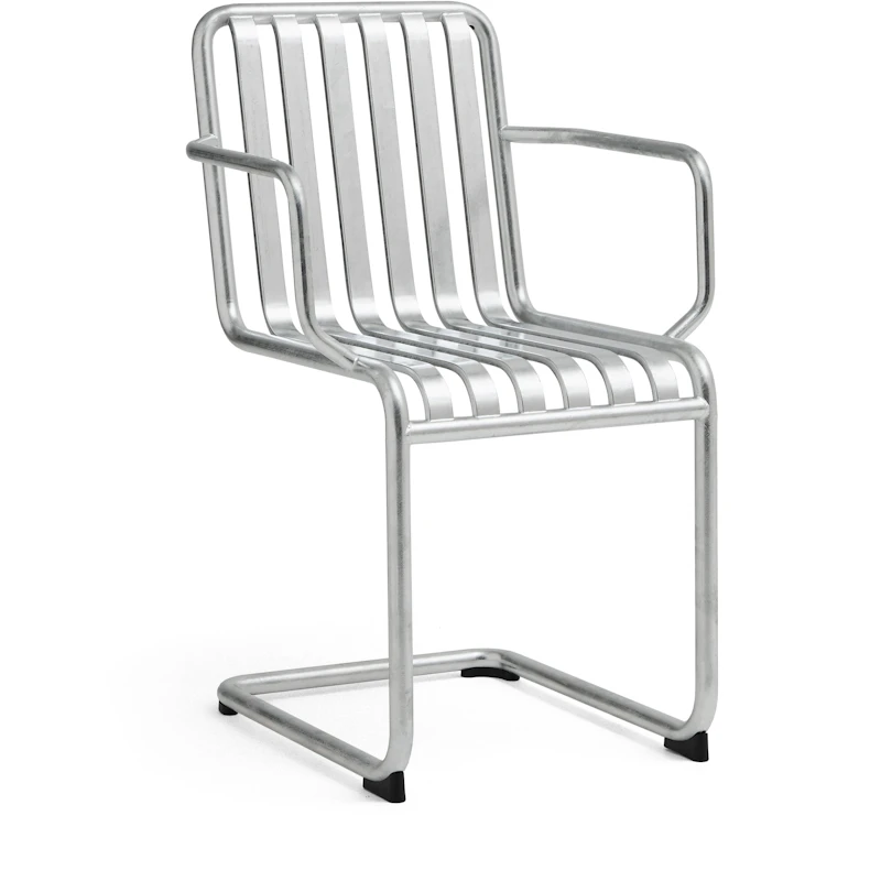 Palissade Cantilever Armchair, Hot galvanised steel